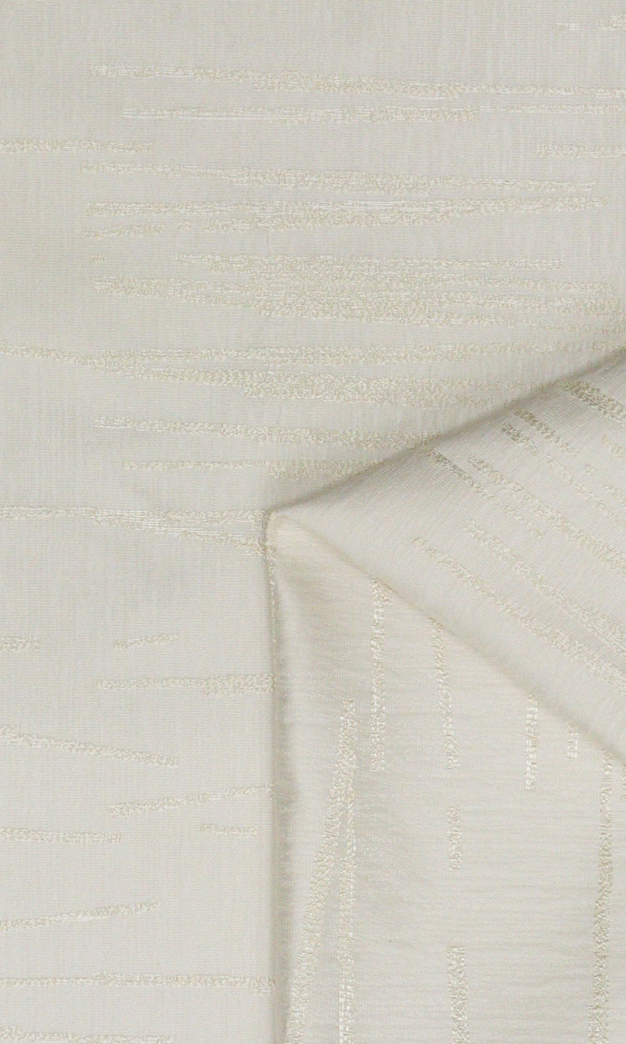 Abstract Patterned Window Treatments Fabric Sample (Ivory/ Pale Beige)
