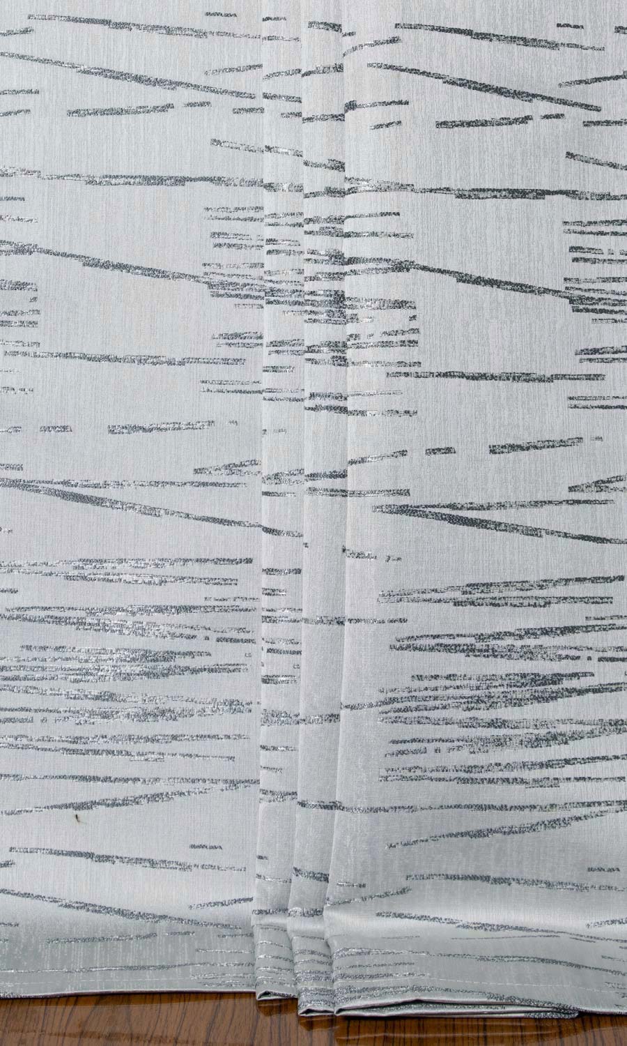 Abstract Patterned Home Textile Fabric Material By the Yard (Steel Grey)