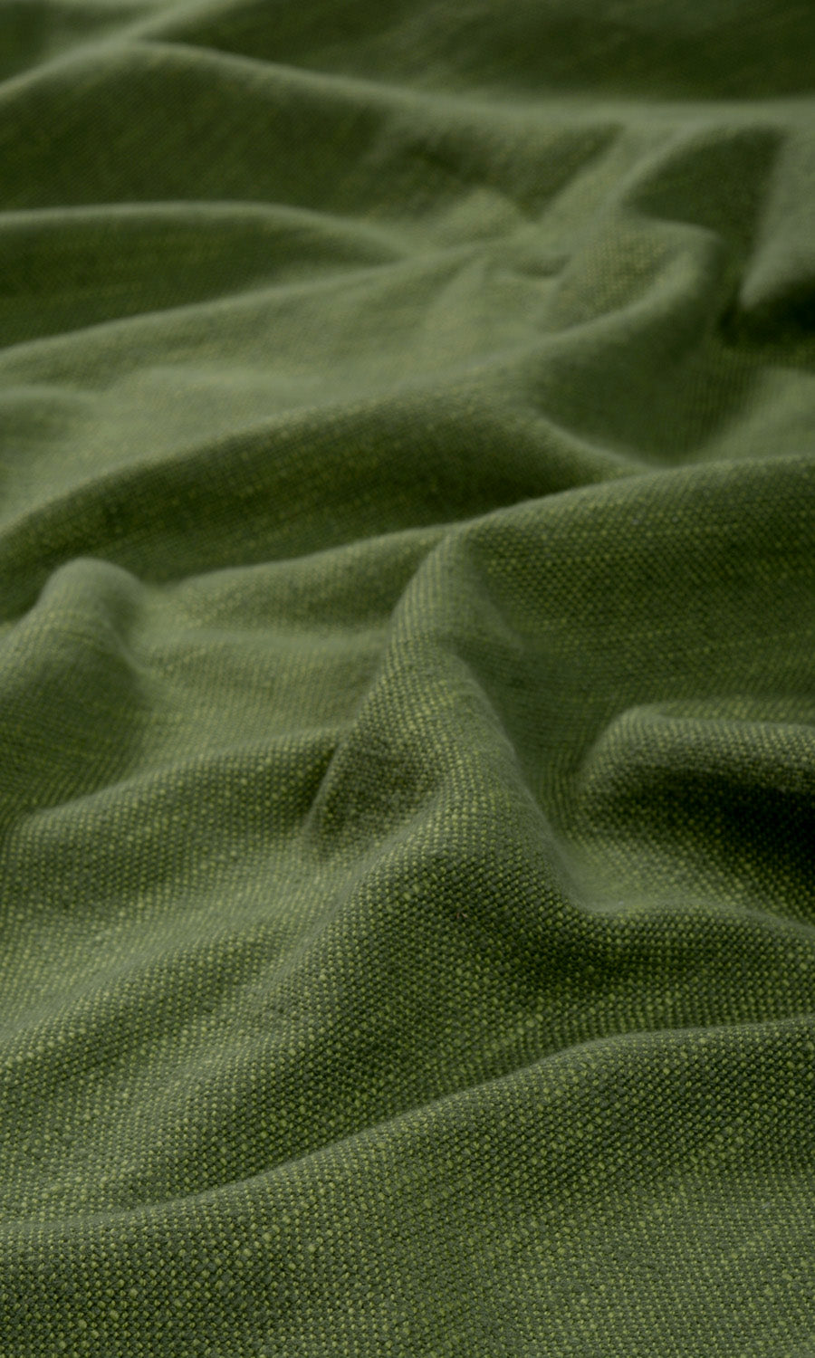 Plain Cotton Fabric Sample for Curtains & Drapes (Green)