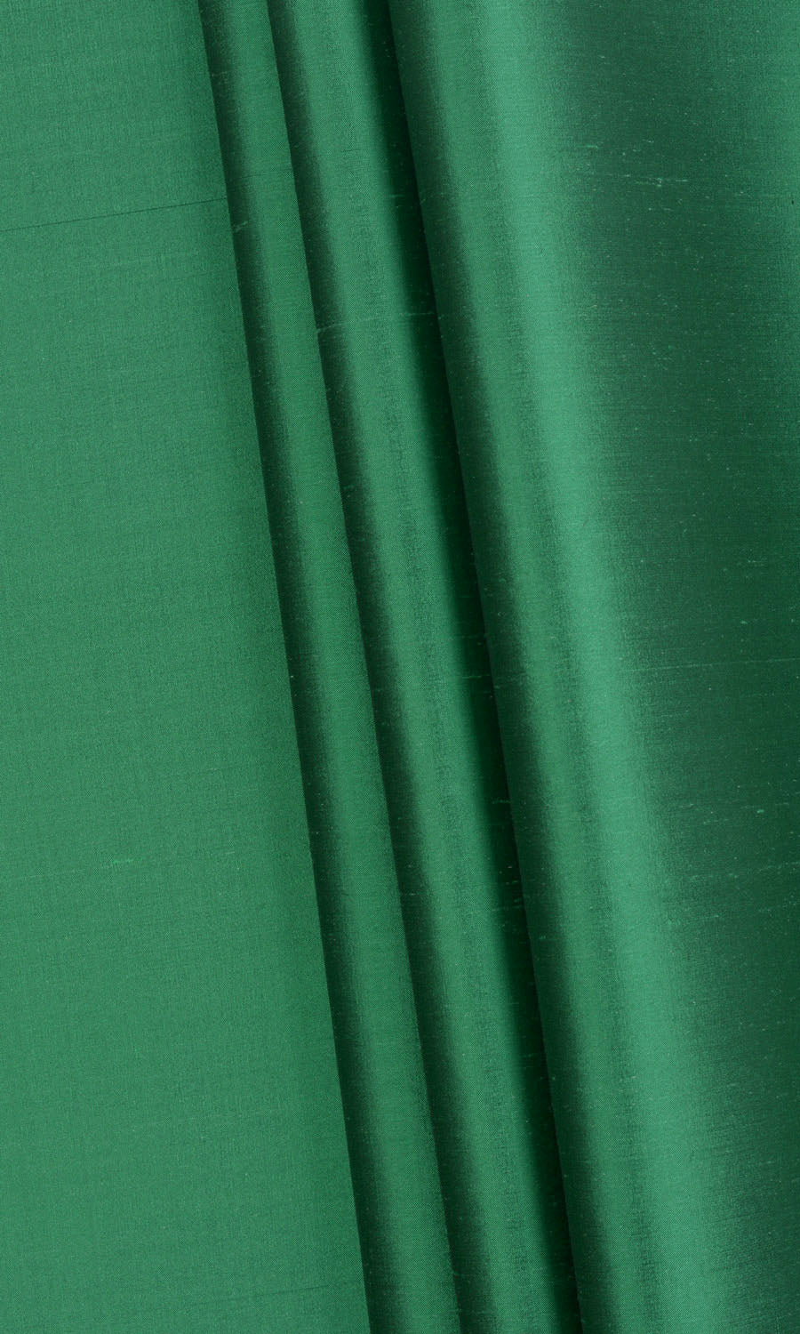 Shantung Silk Fabric Sample for Curtains & Drapes (Emerald Green)