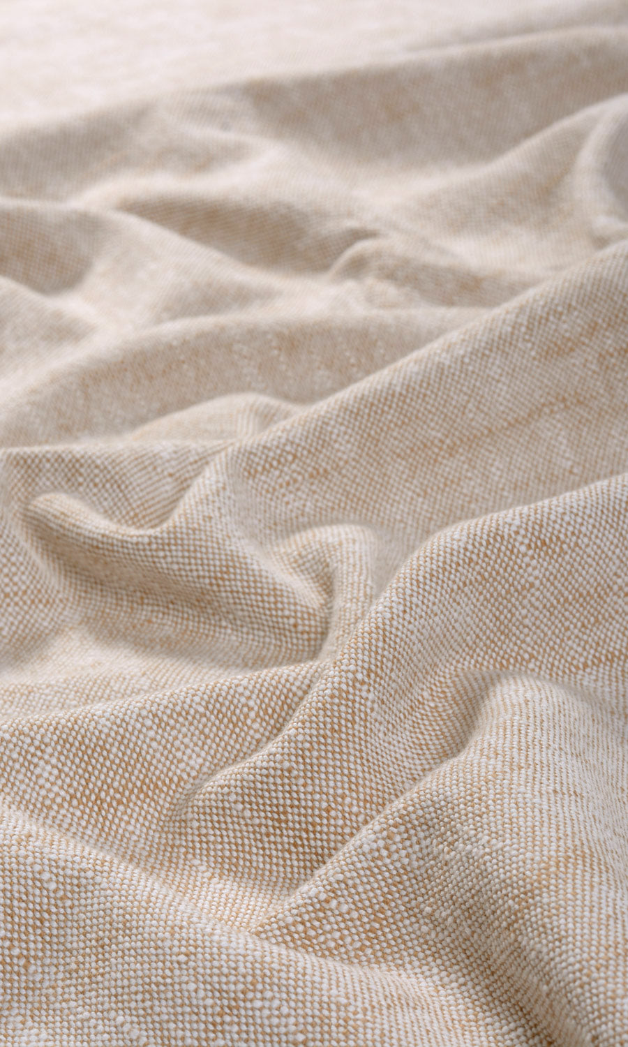 Plain Cotton Fabric Sample for Curtains & Drapes (Natural Oatmeal Beige)