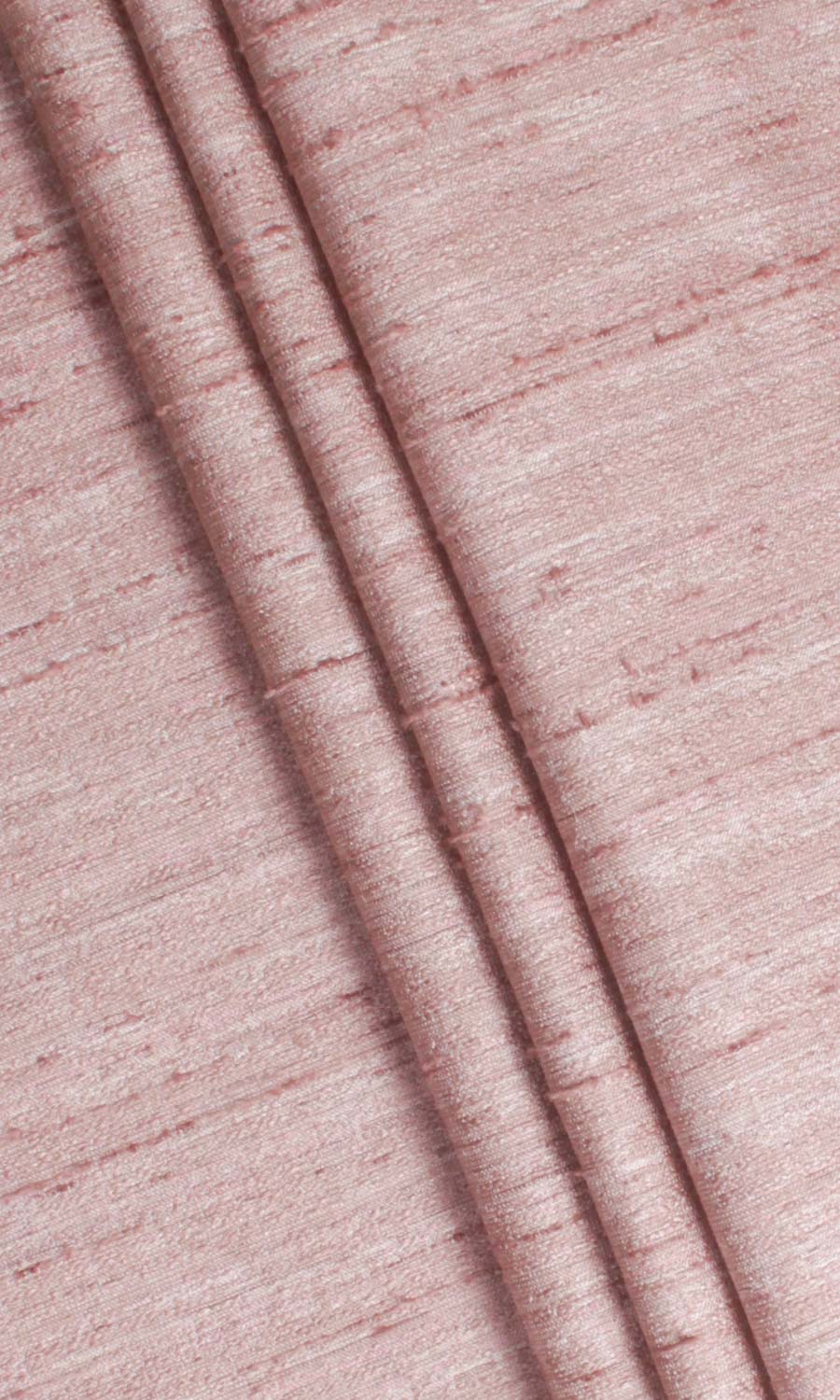 Faux Silk Textured Home Décor Fabric Sample (Pastel Pink)