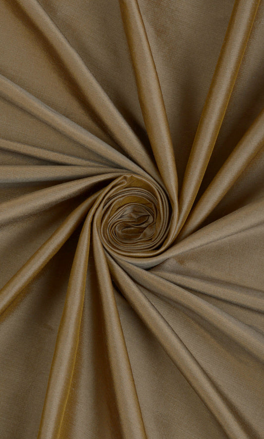 Shantung Silk Drapes (Bronze Brown)