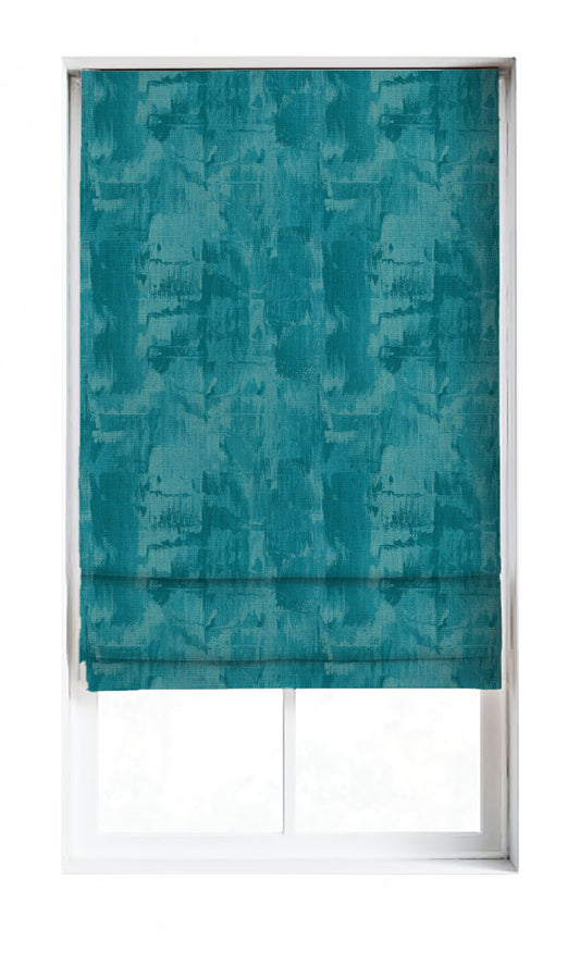 Striped Drapes (Teal/ Turquoise Blue)