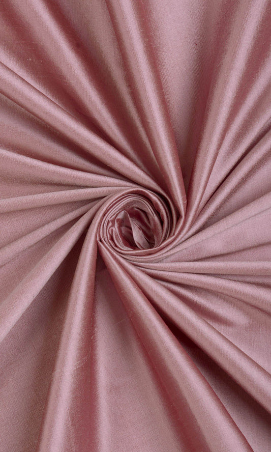 Shantung Silk Home Décor Fabric Sample (Pink)