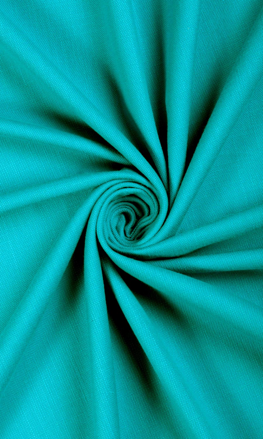 Textured Solid Cotton Home Décor Fabric Sample (Turquoise Blue)