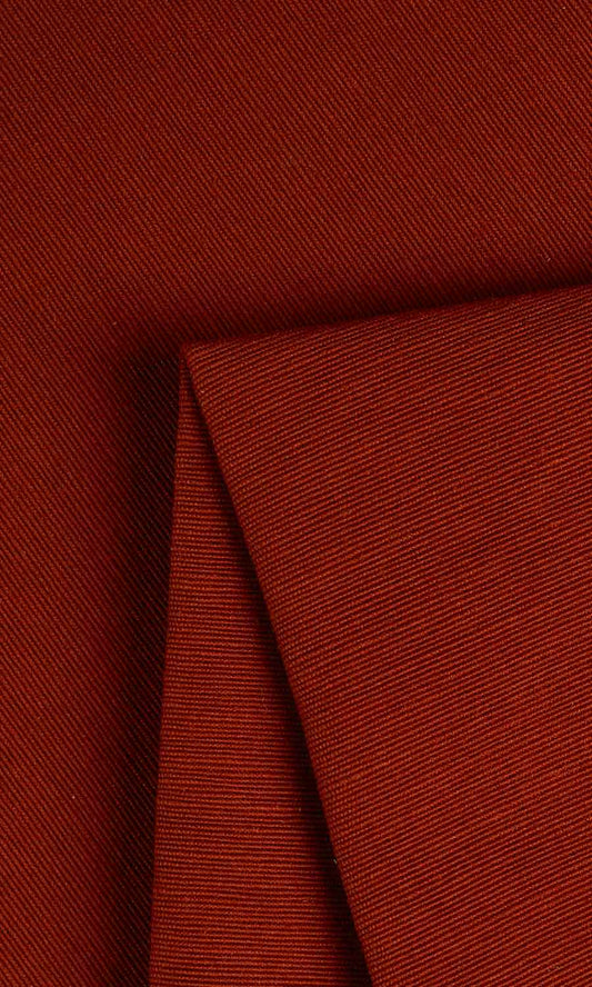Cotton Home Décor Fabric Sample (Copper Orange)