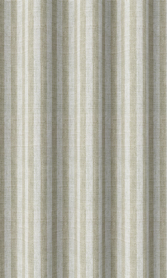 Striped Curtains (Beige/ White)