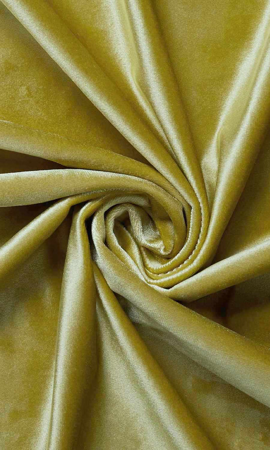 Velvet Curtain Panels (Green)