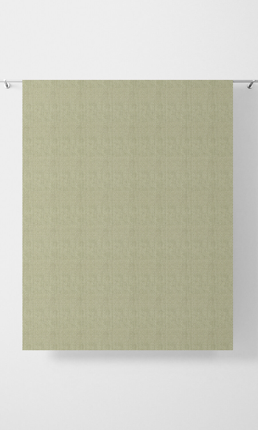 Herringbone Textured Fabric Material By the Yard (Green)
