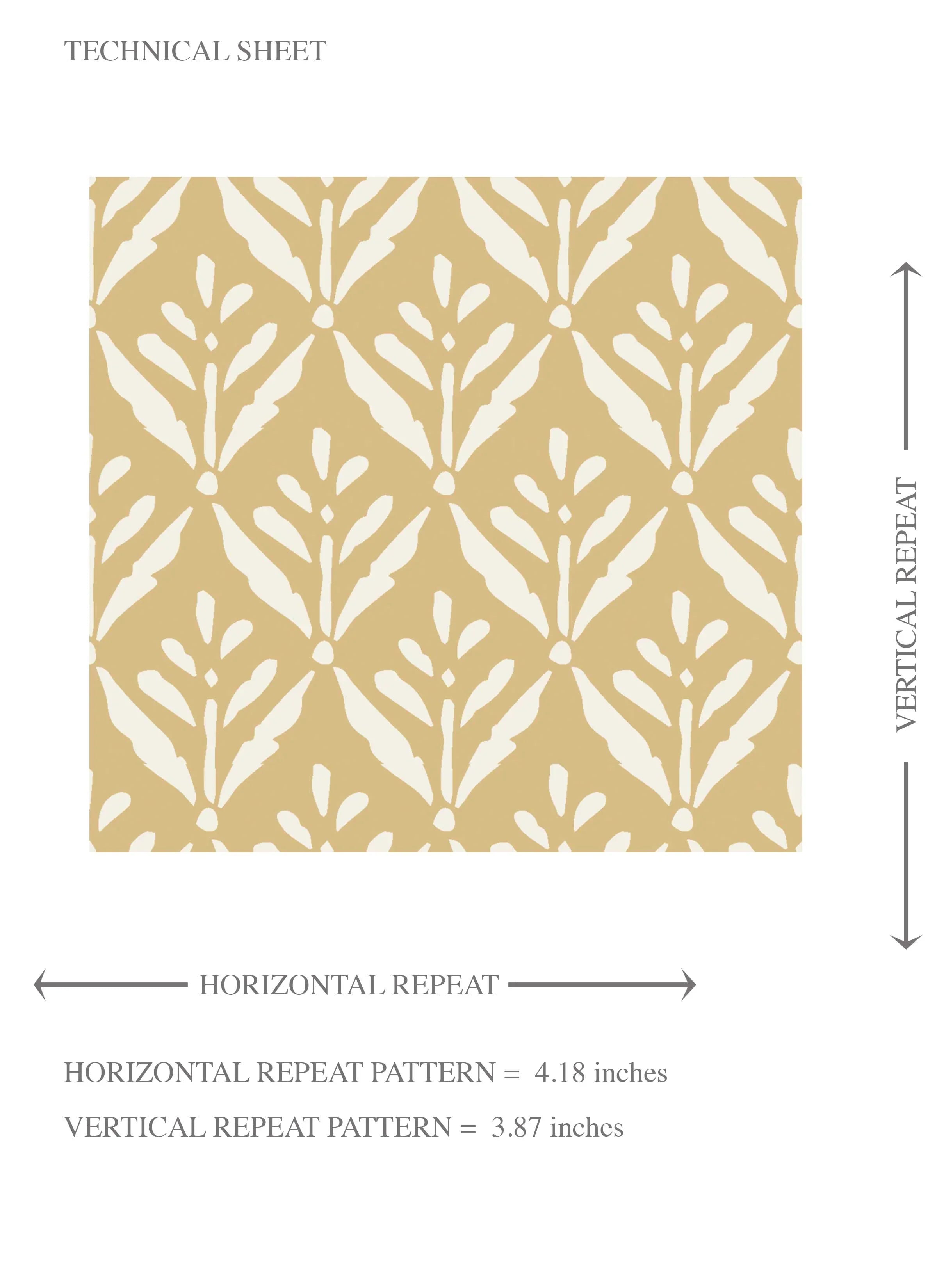 Small Floral Lattice/ Leaf Textured Kids Room Wallpaper (Yellow/ Off-White)
