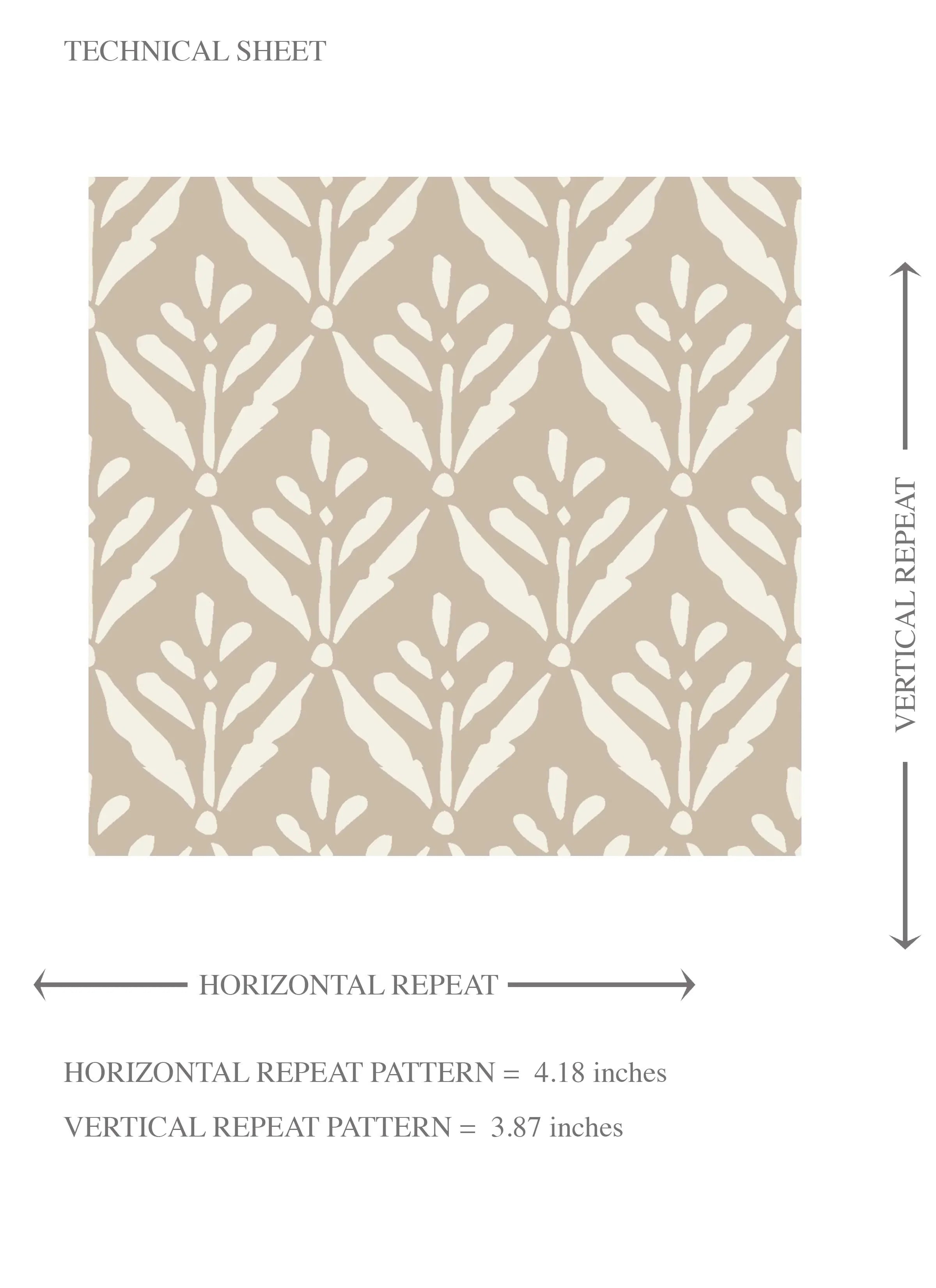 Neutral Small Floral Lattice/ Leaf Textured Kids Room Wallpaper (Beige/ Light Brown/ Off-White)