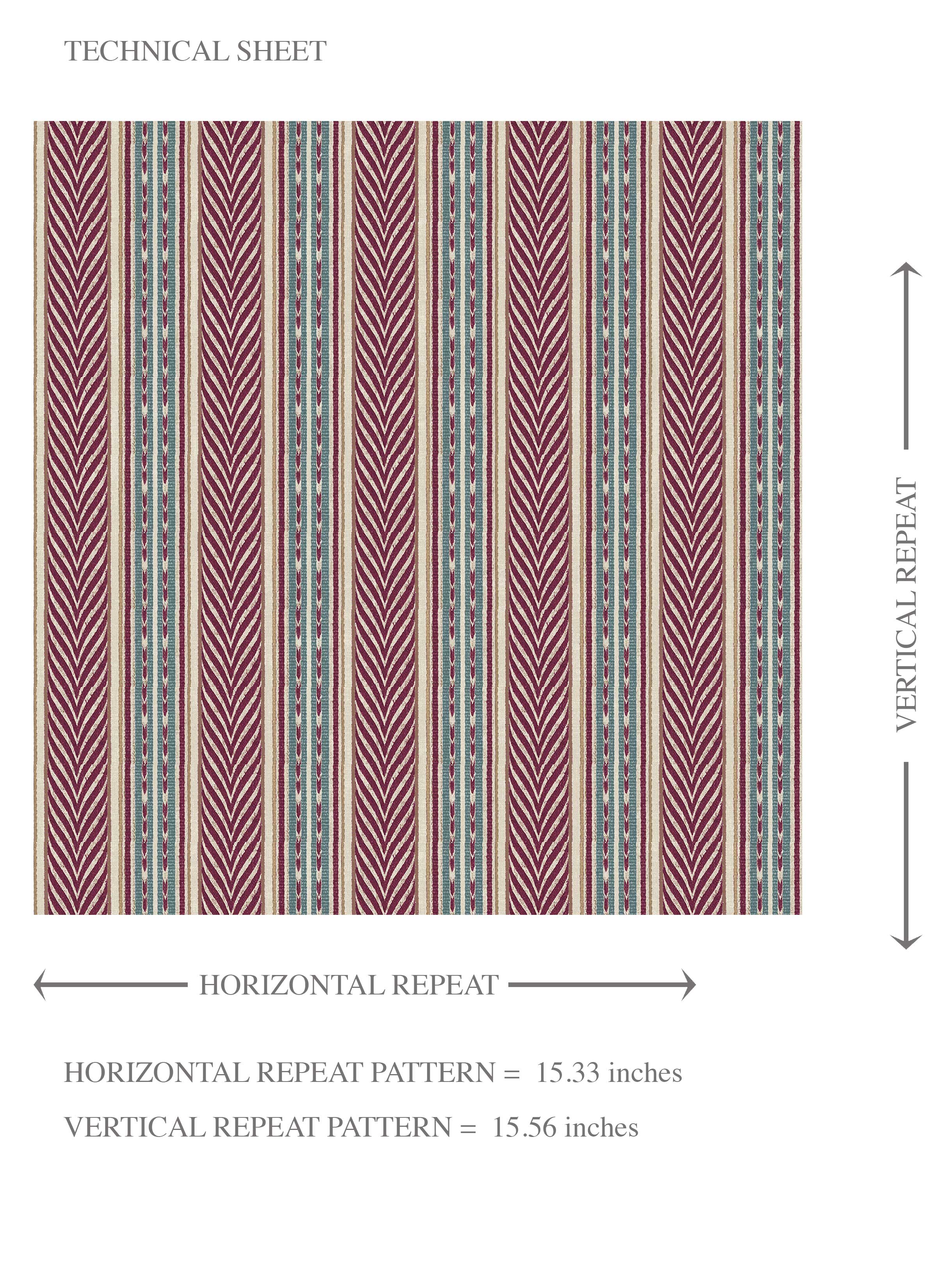 Geometric Striped Kids Room Wallpaper Sample (Mauve/ Pink/ Sage Gray)