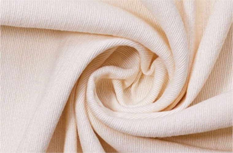 Beige textured fabric by the metre