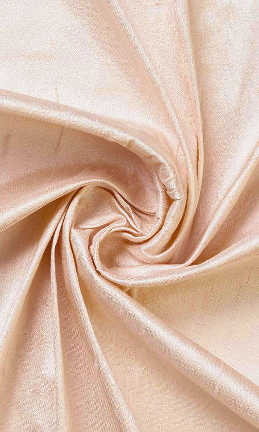 Dupioni Silk Home Décor Fabric Sample (Peach/ Coral Pink)