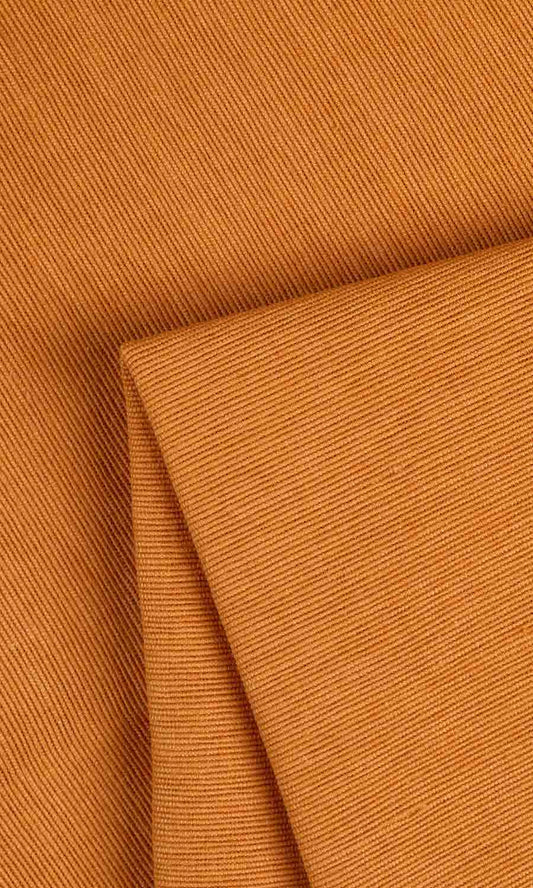 Cotton Home Décor Fabric Sample (Ochre Orange)
