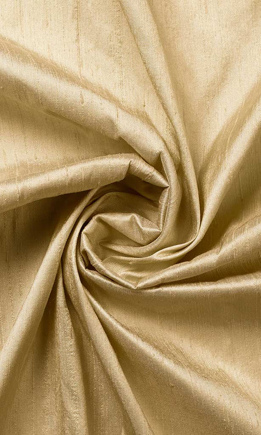 Pure Silk Curtain Panels (Beige)