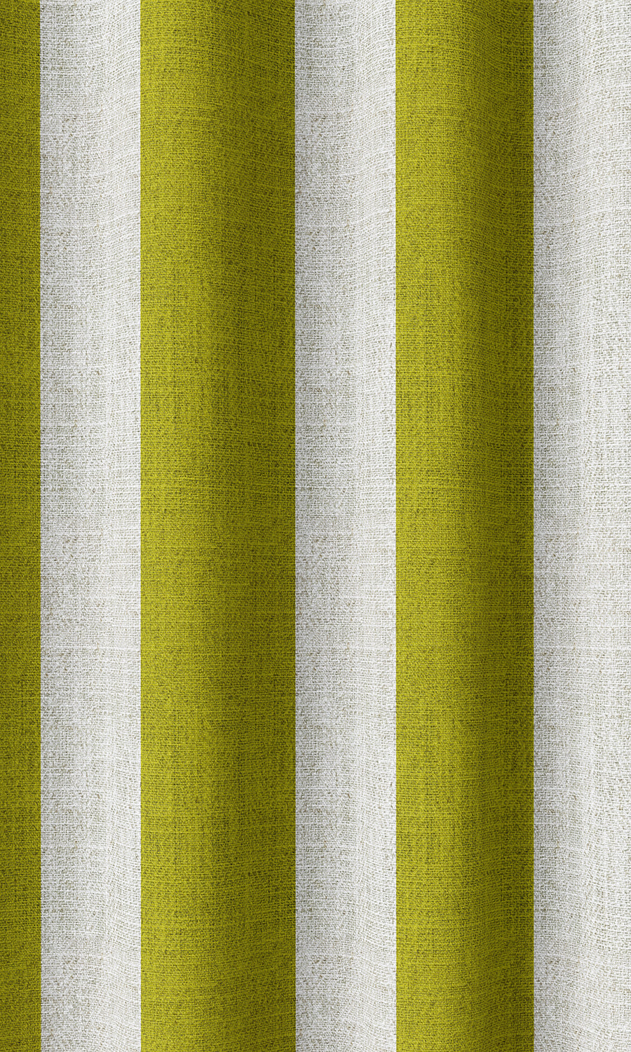 Striped Home Décor Fabric By the Metre (Apple Green)