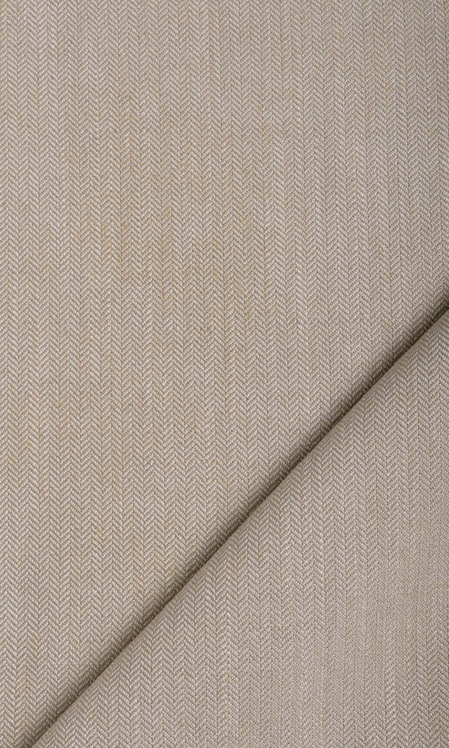 Herringbone Textured Fabric By the Yard for Curtains & Drapes (Pale Brown)