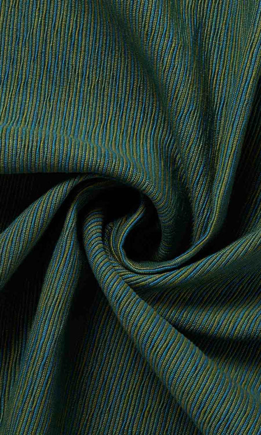 Cotton Curtain Panels (Blue)
