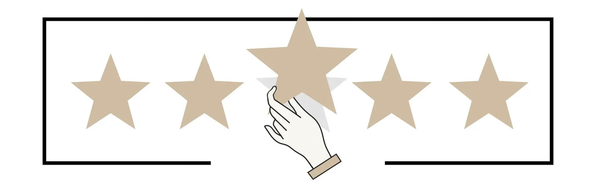 Five stars review illustration