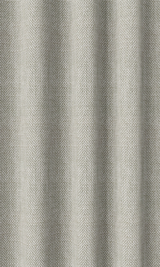 Herringbone Textured Home Décor Fabric Sample (Grey)