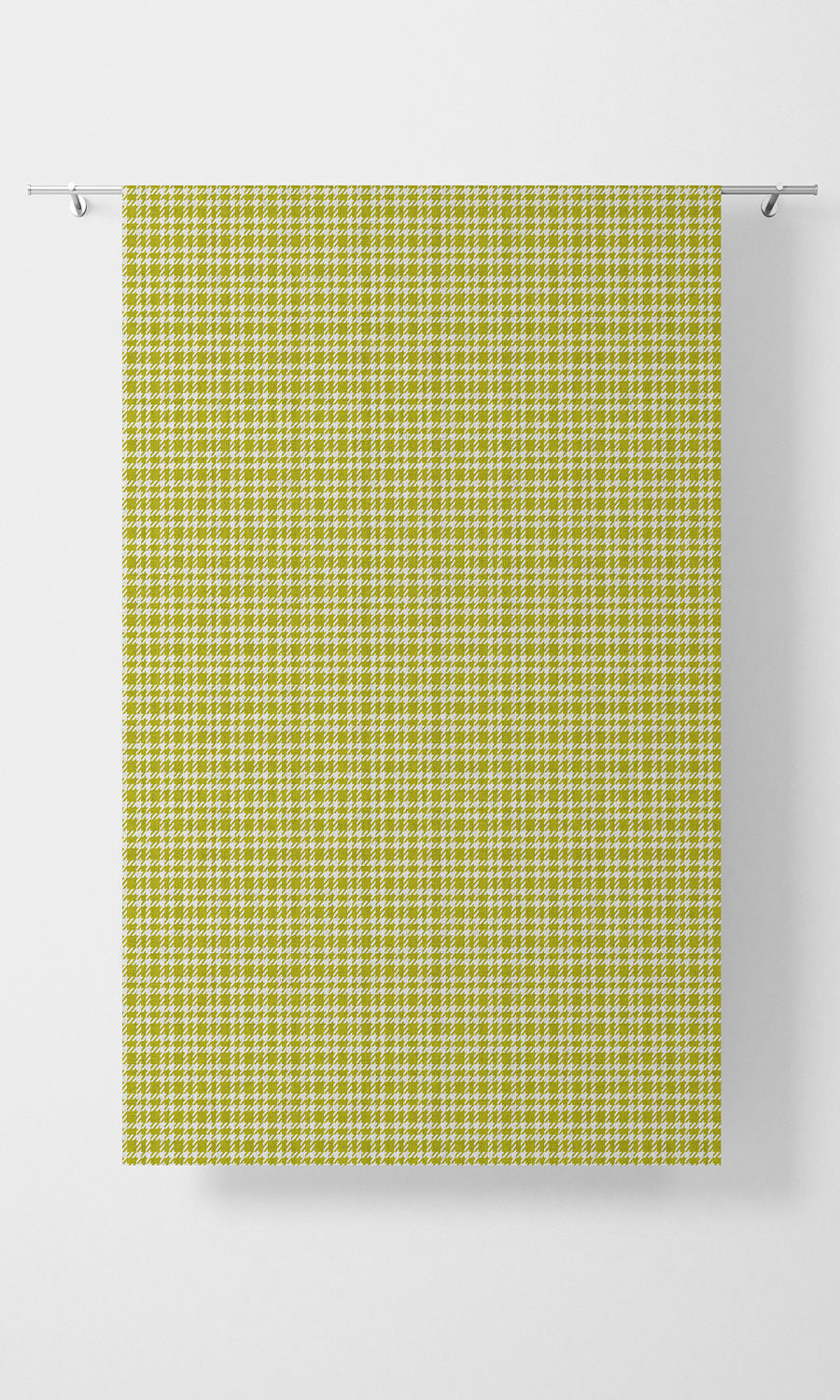 Check Patterned Fabric Material By the Metre (Apple Green)