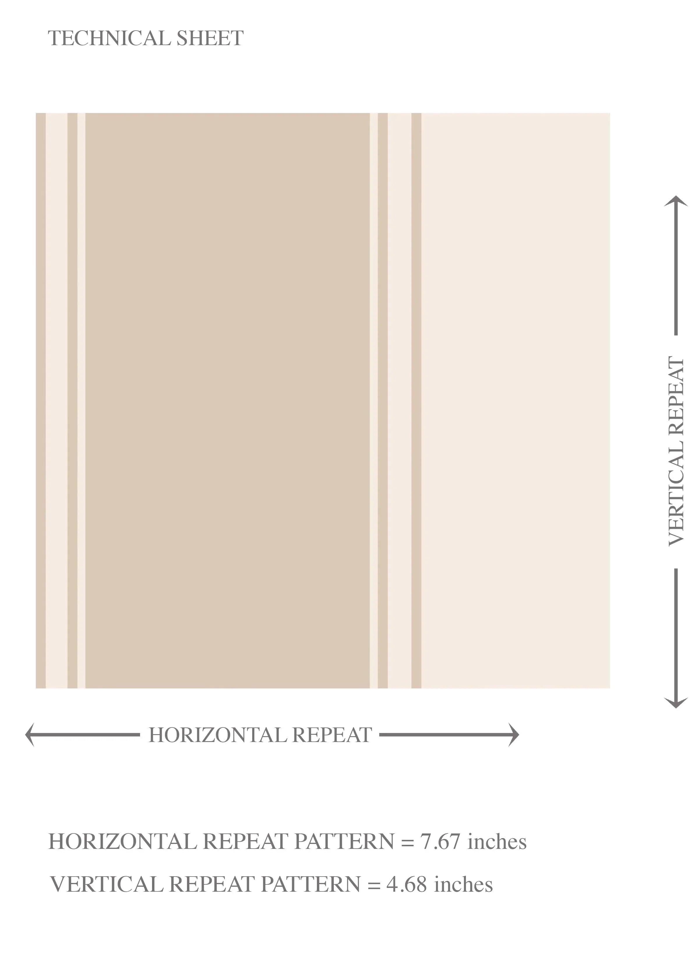Neutral Geometric Striped Kids Room Wallpaper Sample (Beige/ Taupe)