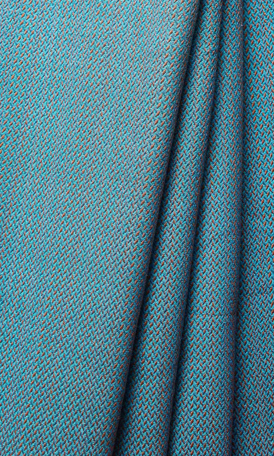 Cotton Curtain Panels (Blue)