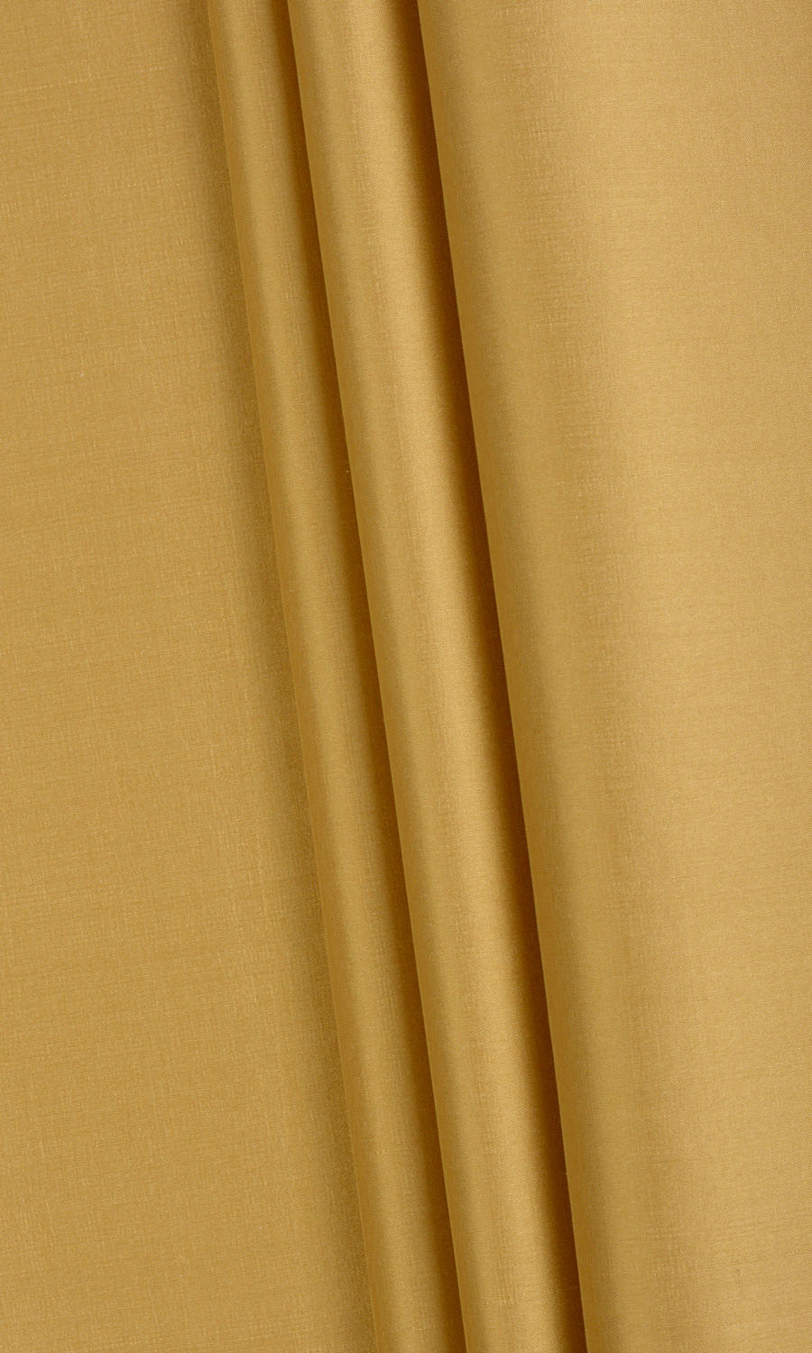 Shantung Silk Fabric Sample for Curtains & Drapes (Ochre/ Burnt Yellow)