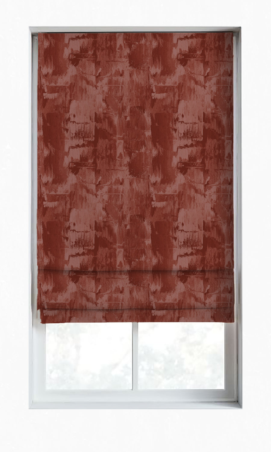 Room Darkening Striped Home Décor Fabric Sample (Red)