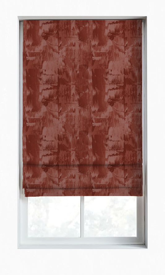 Room Darkening Striped Home Décor Fabric Sample (Red)