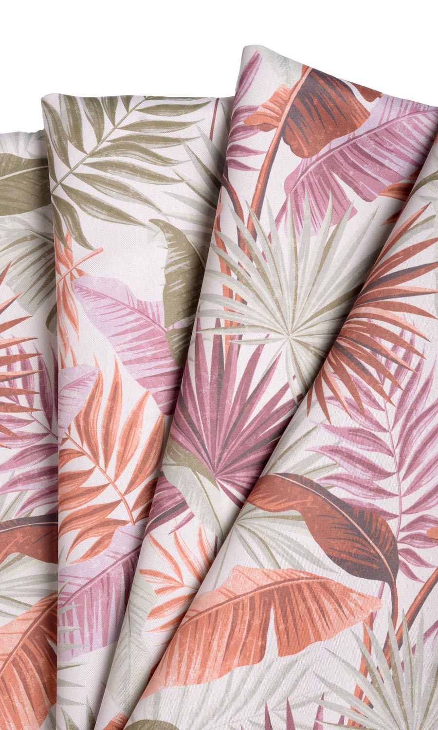 Botanical Floral Fabric Sample for Curtains & Drapes (Purple/ Green)