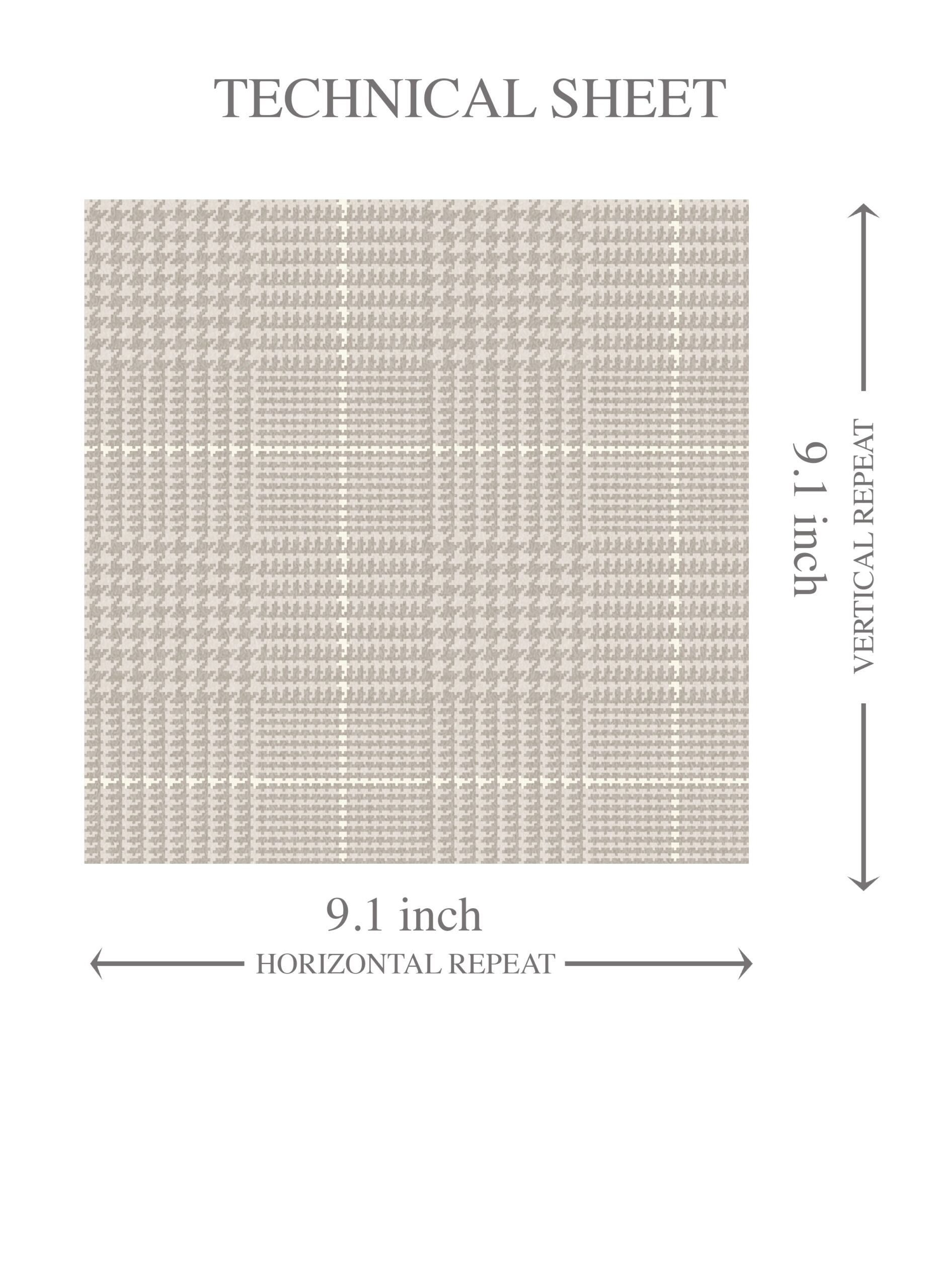 Plain/ Textured Check Kids Room Wallpaper (Gray/ Greige/ Soft Taupe)