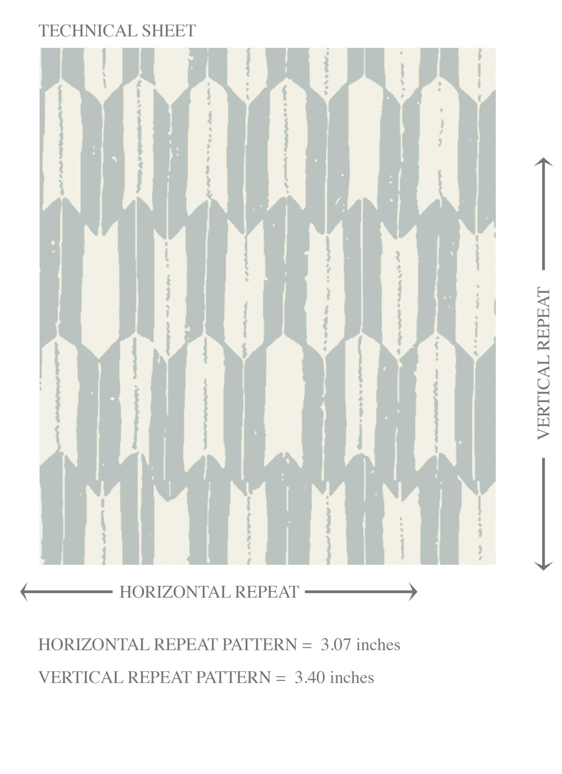 Modern Geometric Micro-Print Kids Room Wallpaper Sample (Duck Egg Blue/ White)