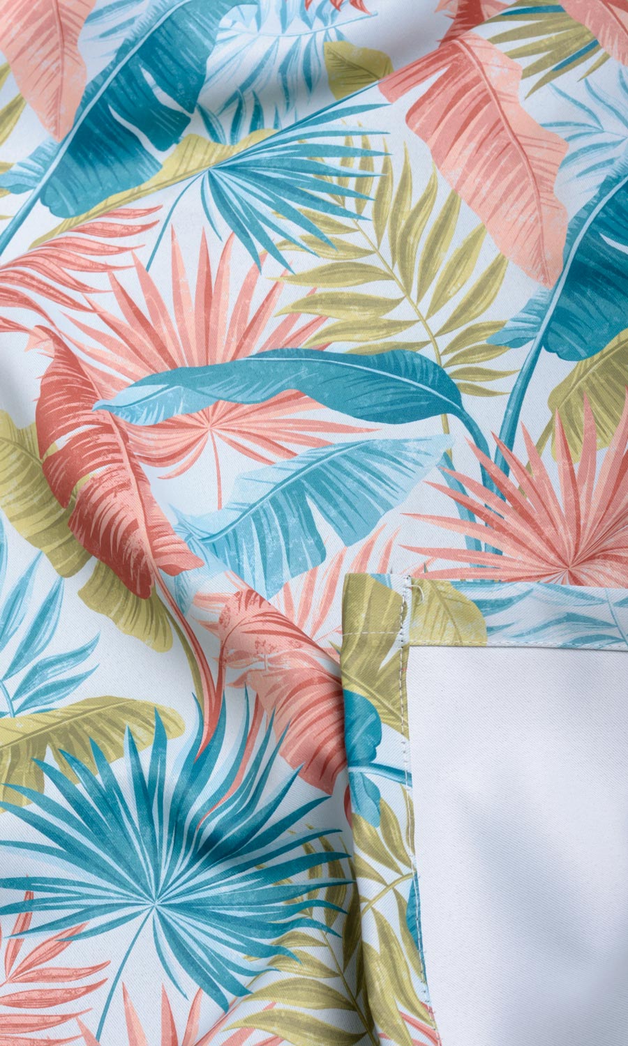 Botanical Floral Fabric By the Yard for Curtains & Drapes (Red/ Blue/ Green)