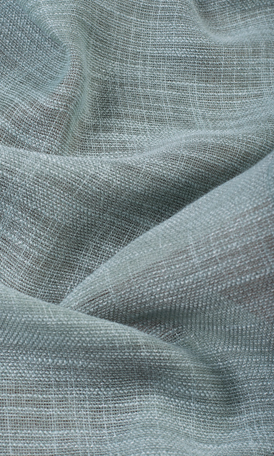 Textured Sheer Window Treatments Fabric By the Yard (Cambridge Blue)