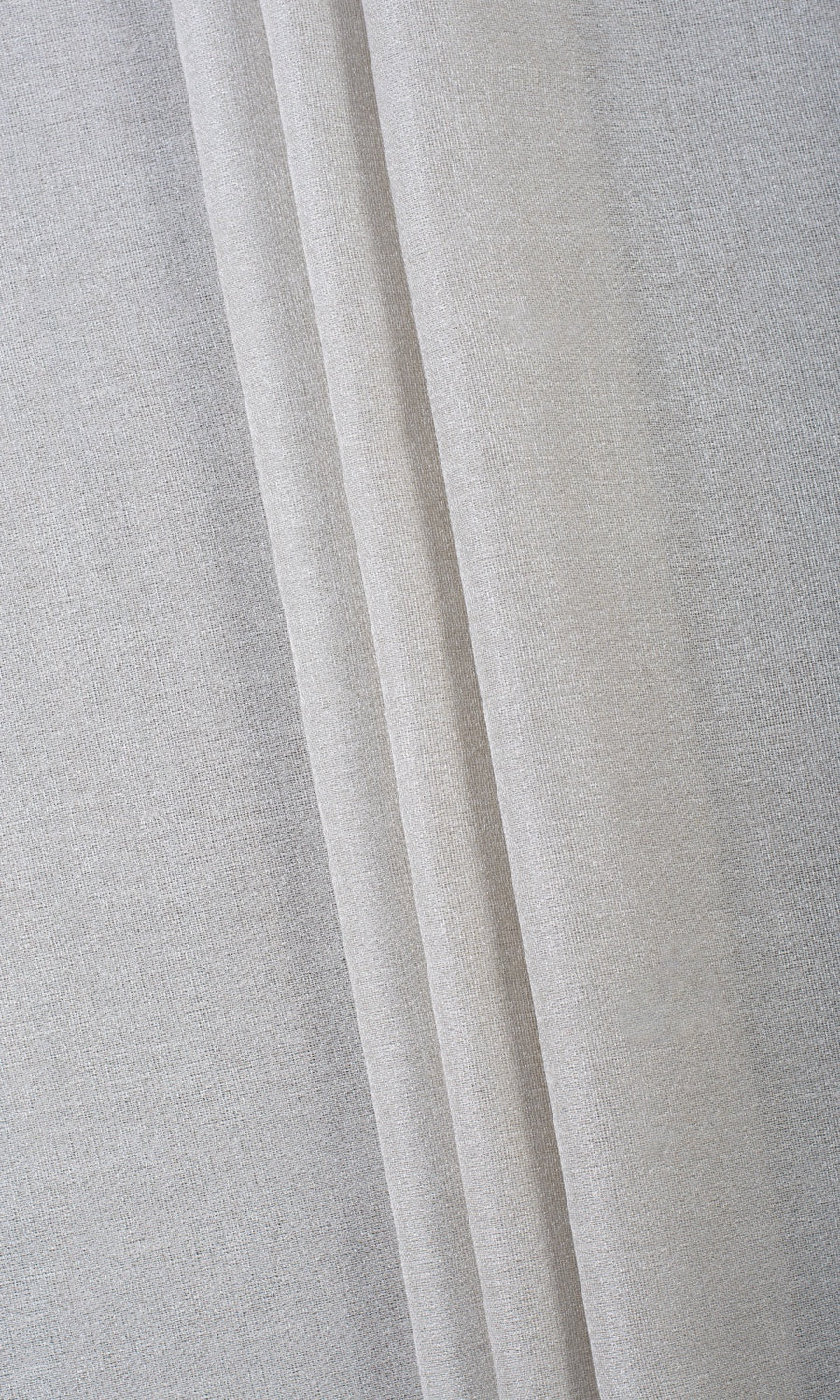 Plain Semi-Sheer Window Treatments Fabric Sample (Silver Gray)