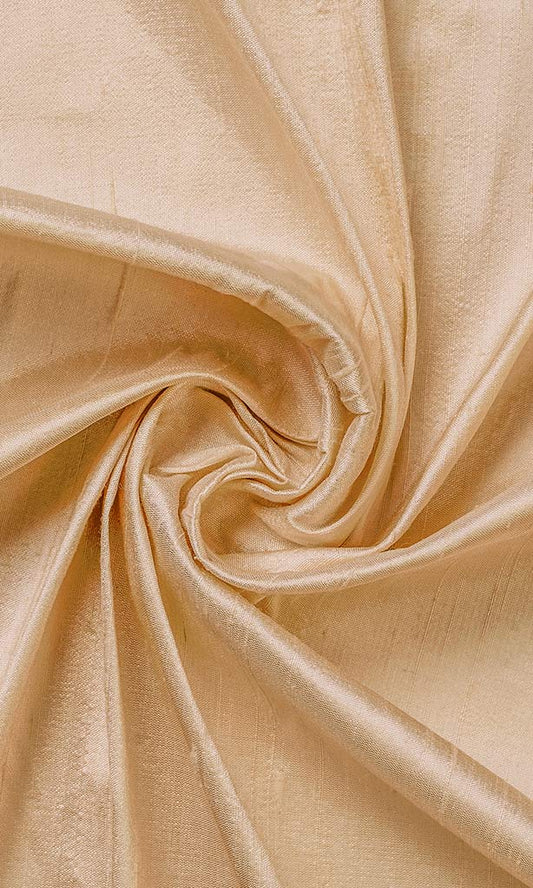 Dupioni Silk Curtains (Golden Beige)