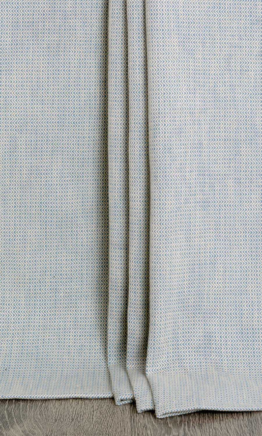 Textured  Curtain Panels (Blue)