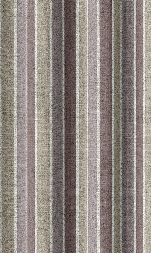 Striped Print Home Décor Fabric Sample (Lavender/ Beige)