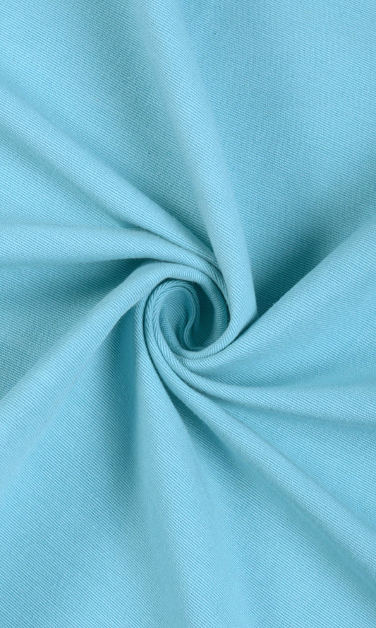 Cotton Curtain Panels (Blue)