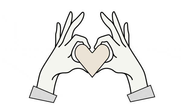 Heart and heart illustration