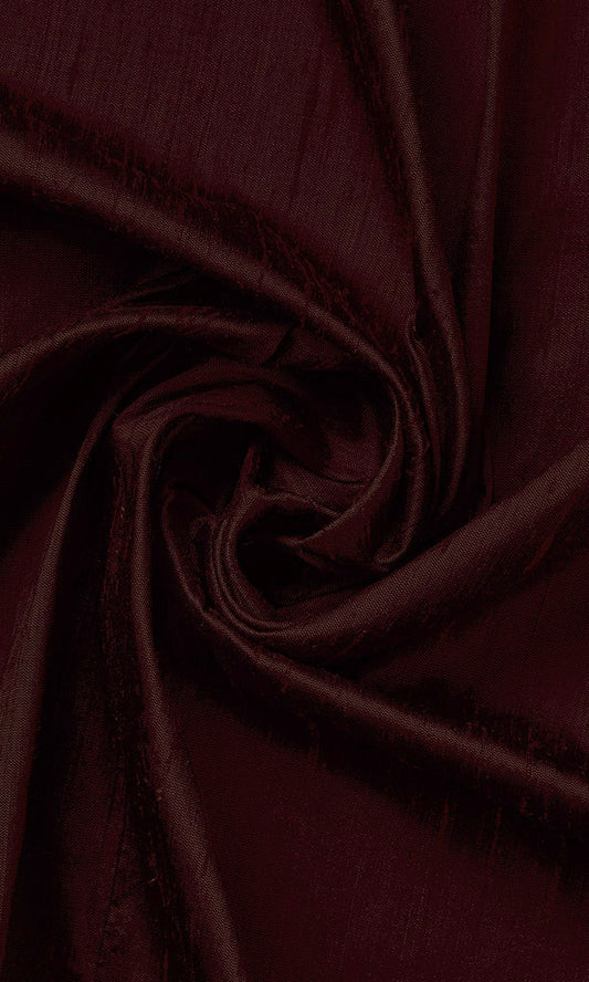 Pure Silk Drapery (Burgundy Red)
