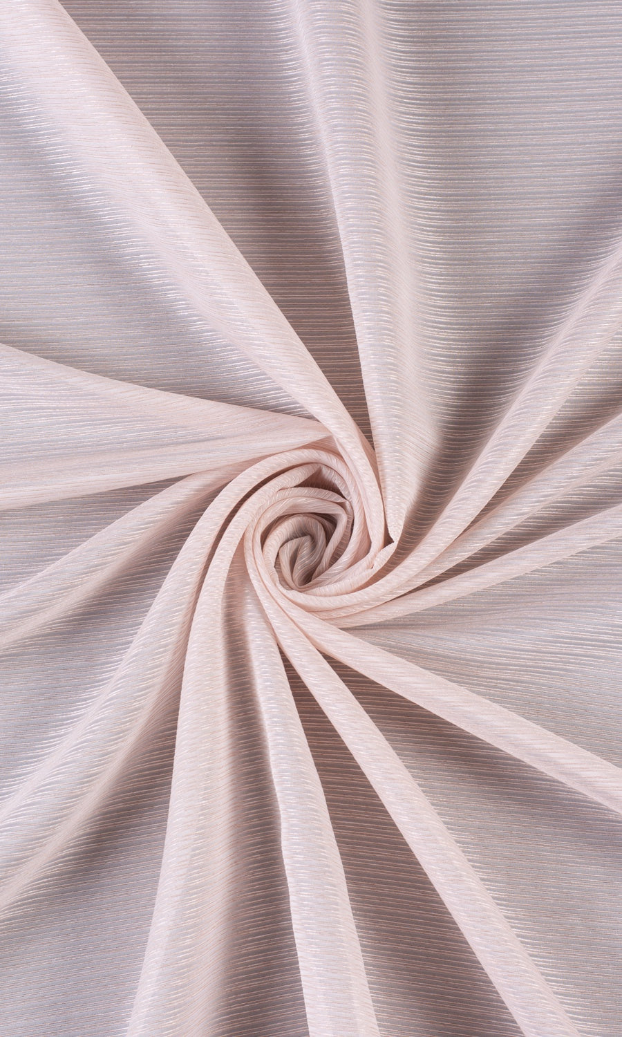 Striped Sheer Free Fabric Material Sample (Pastel Pink)