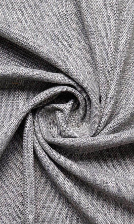 Linen-Cotton Blend  Curtains (Grey)