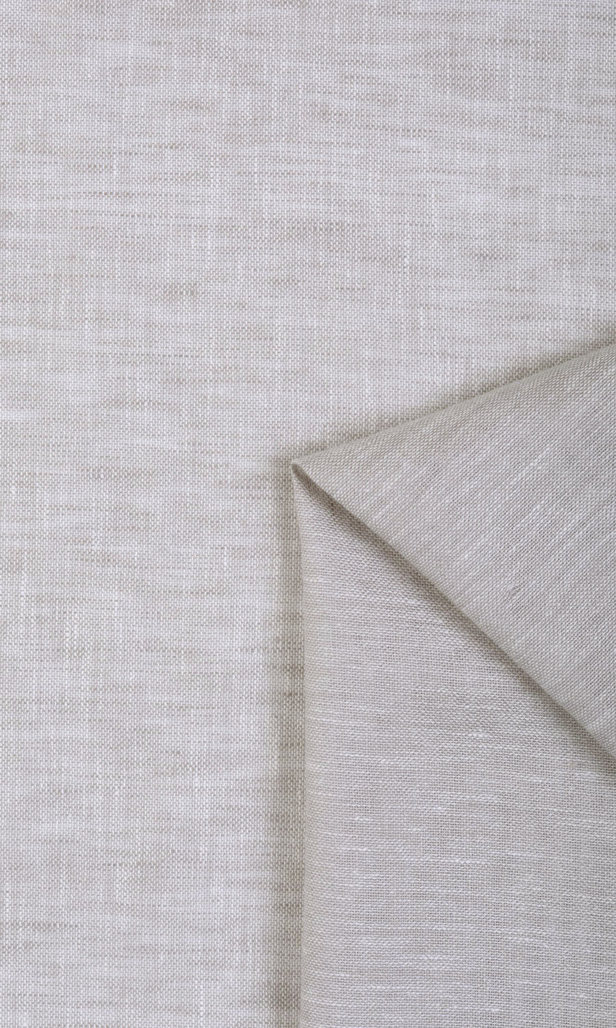 Linen Sheer Home Textile Fabric Material Sample (Ash Gray/ Abalone Gray)
