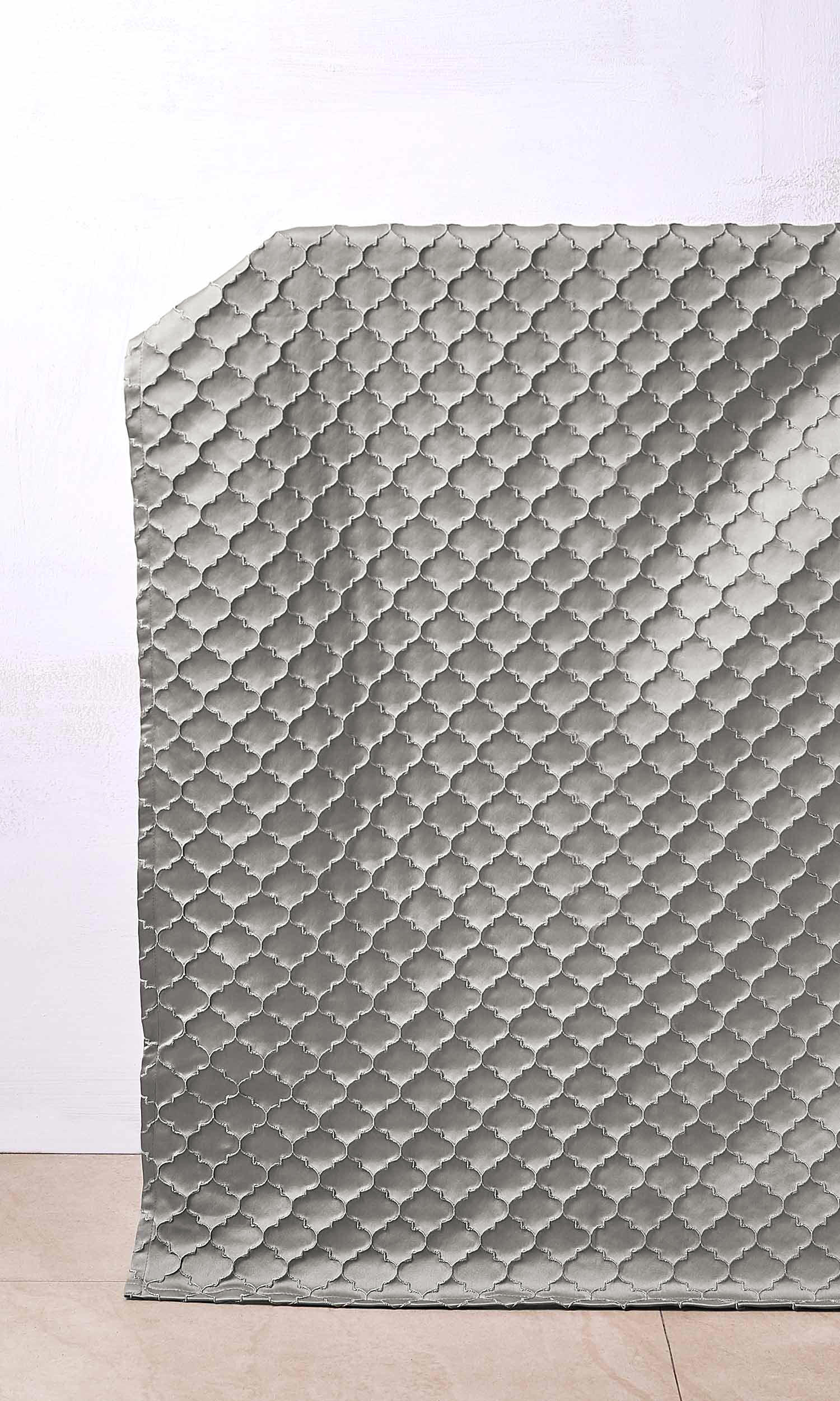 Silk Blend Window Treatments Fabric By the Yard (Taupe Grey)