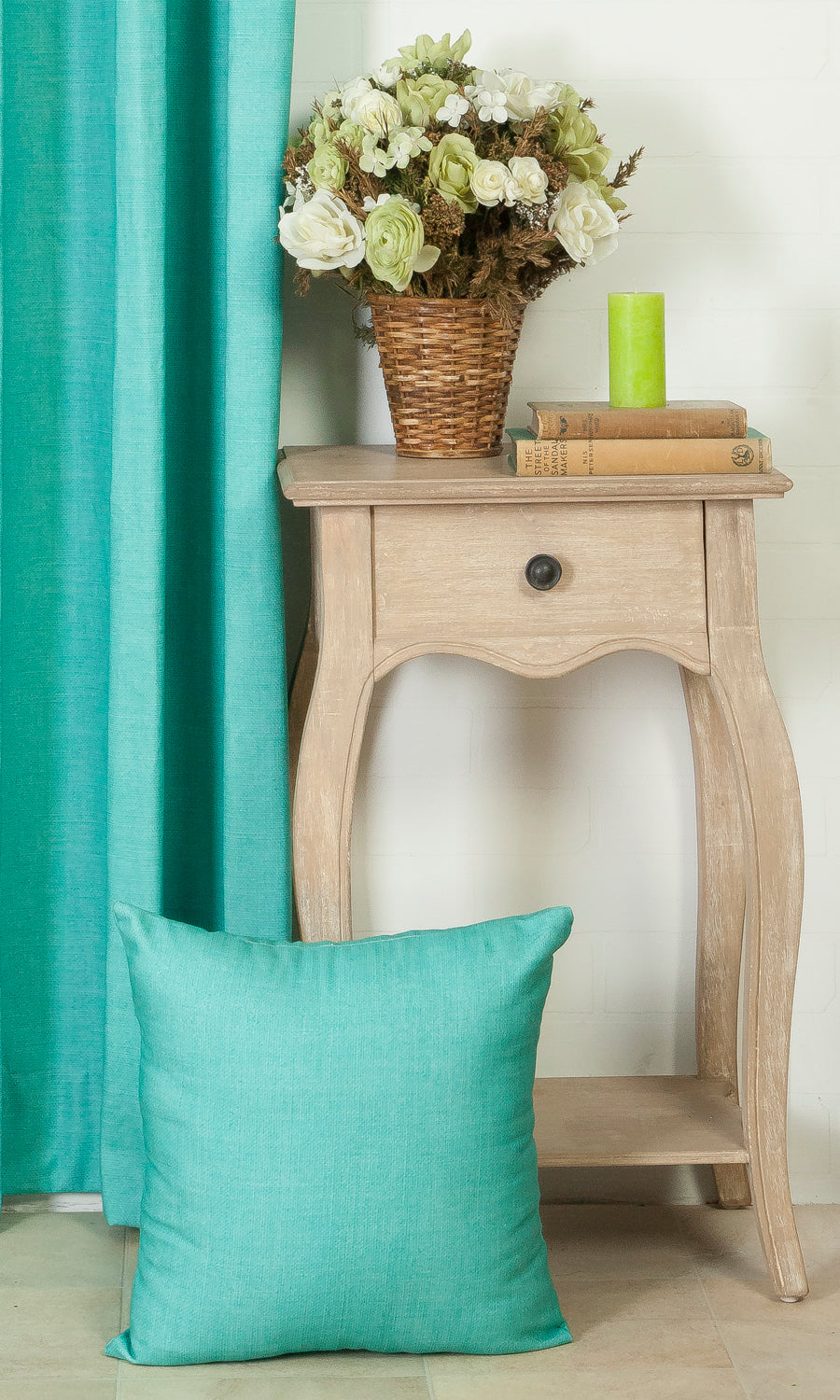Plain Cotton Fabric Material By the Metre (Blue)