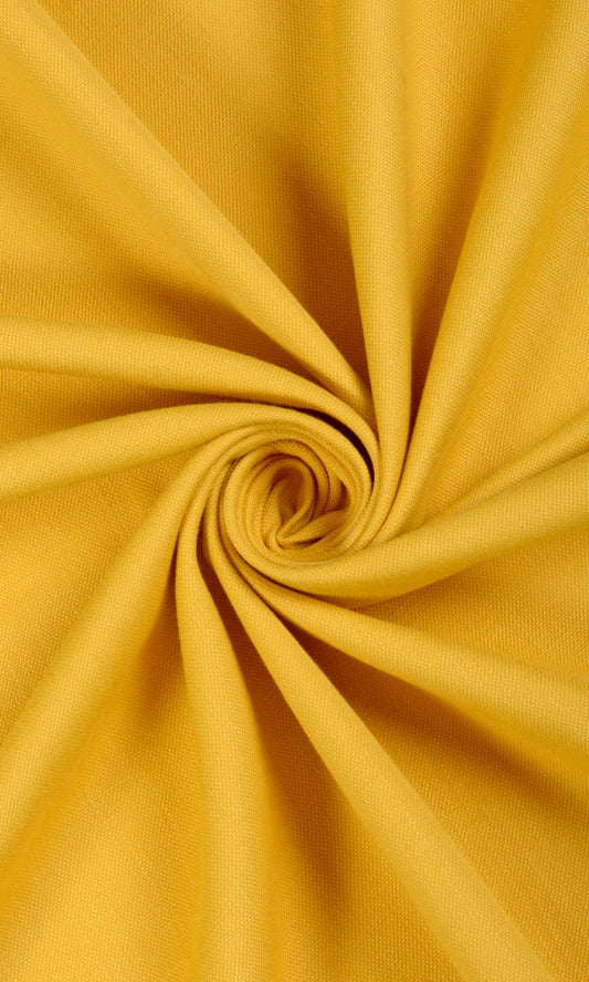 Solid Textured Curtains (Yellow)